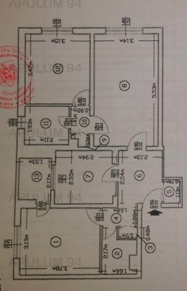 Apartament de 3 camere Rahova -Caporal Preda